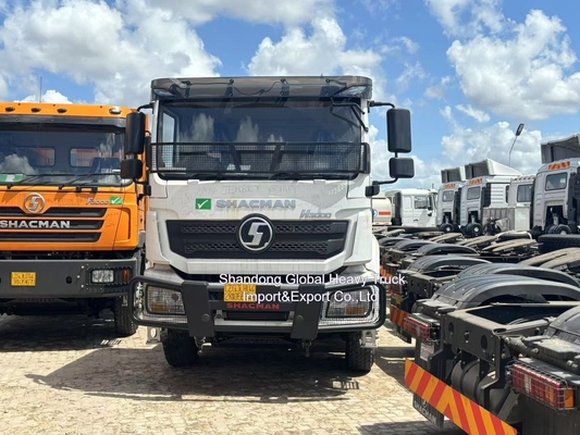 6X4 좌측 또는 우측 운전 380HP Shacman F3000 트랙터 트레일러 사용 된 트랙터 헤드 트럭