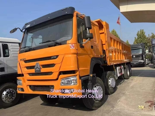 좋은 품질 371HP 375HP 6*4 10 바퀴 사용 된 HOWO 덤프 트럭 아프리카 시장에 대한 템퍼 트럭