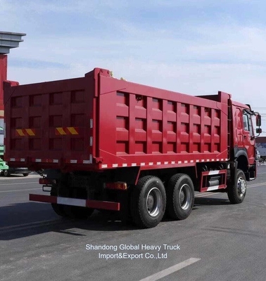 수동 변속기 Sinotruk HOWO 380 HP 6X4 티퍼 / 덤퍼 / 덤프 트럭