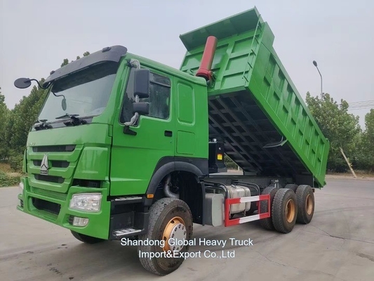 시노트룩 중고용 모래 운송 중량 덤퍼 사용 된 호한 A7 400HP 6*4 덤퍼 덤퍼 트럭