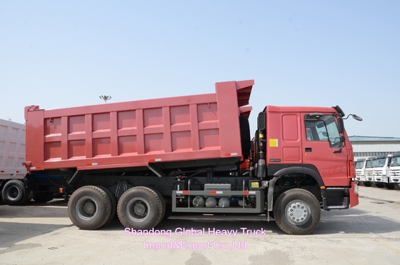 시노트룩 중고용 모래 운송 중량 덤퍼 사용 된 호한 A7 400HP 6*4 덤퍼 덤퍼 트럭