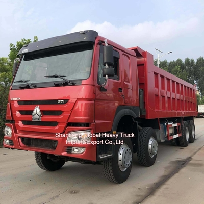 고품질 Sinotruk HOWO 사용 된 덤프 틱터 트럭 LHD/Rhd 디젤 400마력 6X4 덤프 트럭