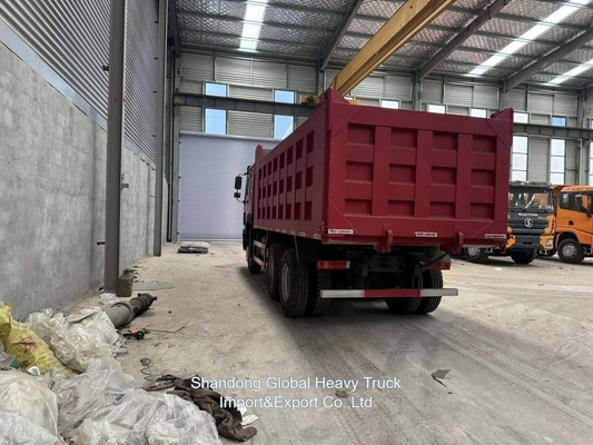고품질 Sinotruk HOWO 사용 된 덤프 틱터 트럭 LHD/Rhd 디젤 400마력 6X4 덤프 트럭
