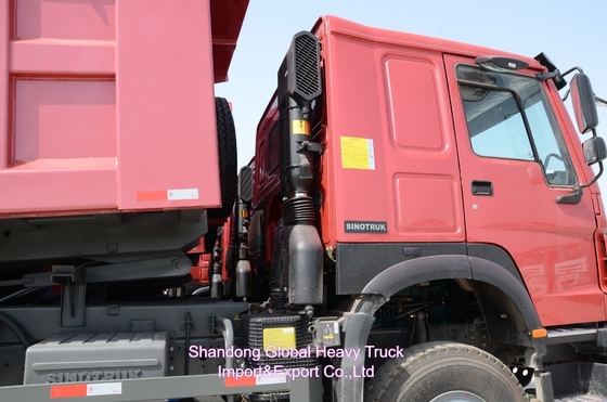고품질 Sinotruk HOWO 사용 된 덤프 틱터 트럭 LHD/Rhd 디젤 400마력 6X4 덤프 트럭
