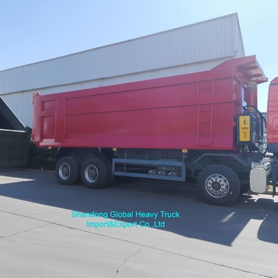 공장 시온트럭 HOWO Tx 380HP 400HP 500HP 덤퍼 펌프 트럭 트럭 유로2 6*4 8*4 덤프 펌프