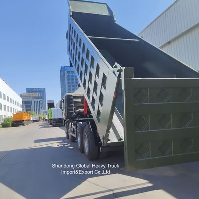 샤크만 F3000 중량 덤프 트럭 380HP 엔진과 8x4 드라이브 50t 부하 용량