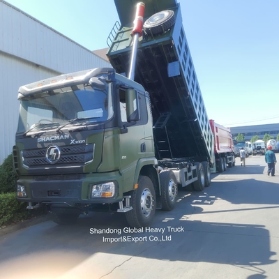 고성능 광산 샤크만 8*4 f3000 371/380/400/430HP 유로 2 덤프 트럭