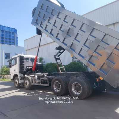 고성능 광산 샤크만 8*4 f3000 371/380/400/430HP 유로 2 덤프 트럭