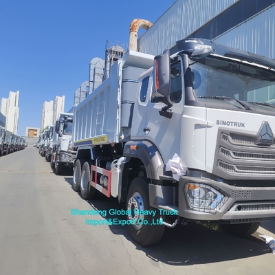 Sino 트럭 우핸들 HOWO Nx 380 6X4 10 휠 380HP 430 HP 디젤 신형 트랙터 덤프 트럭