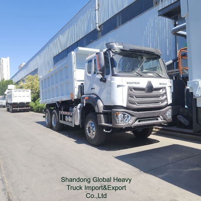 시노트럭 Nx 6X4 371HP 400HP 덤페르티퍼 디젤 시노트럭 10륜 12륜 사용 된 HOWO 덤프 트럭