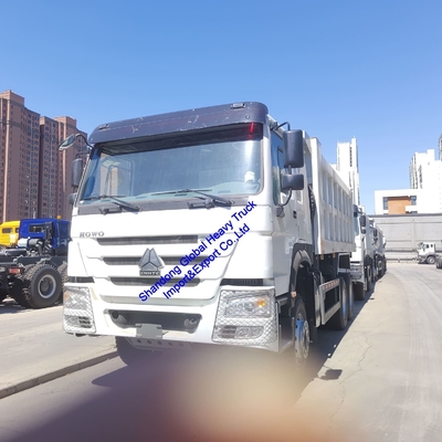 중국 브랜드 HOWO 시노트럭 덤핑 트럭 6X4 10 타이어 400HP 덤핑 트럭