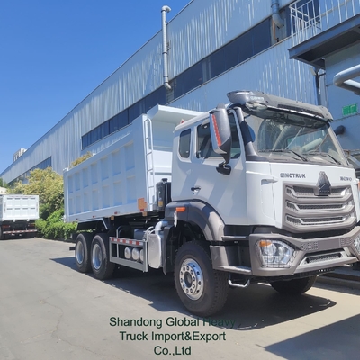 시노트럭 Nx 6X4 371HP 400HP 덤페르티퍼 디젤 시노트럭 10륜 12륜 사용 된 HOWO 덤프 트럭