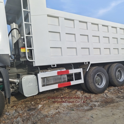 사용된 대형 덤퍼 트럭 6*4 375HP Sinotruk HOWO 덤프트럭
