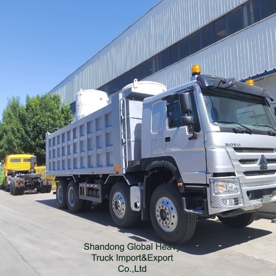 신규 및 중고 351/371/375/380/400/460/500/540마력 Shacman Sinotruck 8*4 HOWO 덤프 트럭