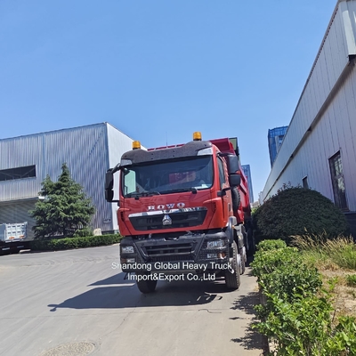 Sinotruk / HOWO Sitrak F3000 A7 371HP 8X4 6X4 트랙터 수동 덤프 팁퍼 중고 트럭