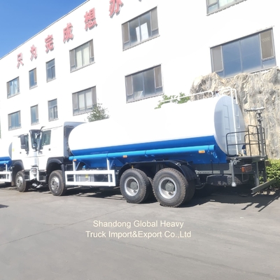 고압 광업 경로 스프링커 물 탱크 트럭 HOWO 371HP 6*4 물 스프링커 트럭