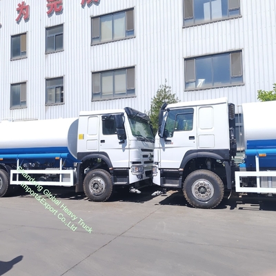 고압 광업 경로 스프링커 물 탱크 트럭 HOWO 371HP 6*4 물 스프링커 트럭