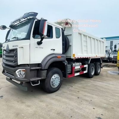사용된 대형 Sinotruk HOWO Nx 6*4 덤프 트럭 340HP Wd615 엔진 40톤 적재 용량
