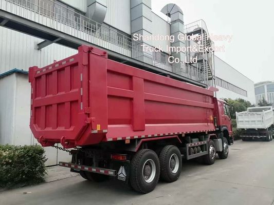 HOWO Nx 8*4 380 430HP 12 휠 12 타이어 30/40/50 톤 티퍼 트럭 덤프 사용 된 중고 덤퍼 트럭