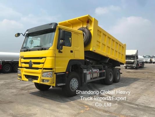 사용된 HOWO 트럭 8X4 / 6X4 덤프 트럭 Sinotruk 덤퍼 10 휠 50톤 트럭 중고 덤프 트럭