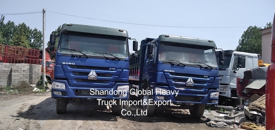 중고 Sinotruk HOWO 371hp/380hp 덤프 트럭 팁퍼 트럭