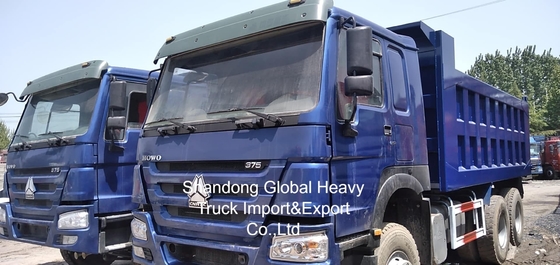 중고 Sinotruk HOWO 371hp/380hp 덤프 트럭 팁퍼 트럭
