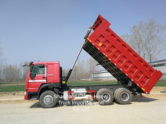 중고 HOWO 10 바퀴 371HP/380HP/400HP/430HP 덤프 트럭 틱퍼 트럭