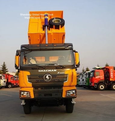 중고 고품질 Shacman 8*4 12 휠 380hp F3000 X3000 f2000 덤프 트럭 팁 트럭