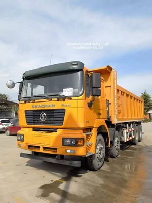 모잠비크 광산 프로젝트를 위한 420hp 엔진 및 에어 서스펜션 시트를 갖춘 Shacman F3000 8x4 덤프 트럭