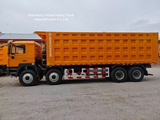 모잠비크 광산 프로젝트를 위한 420hp 엔진 및 에어 서스펜션 시트를 갖춘 Shacman F3000 8x4 덤프 트럭