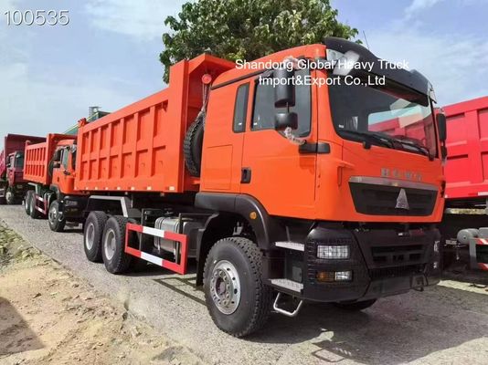 시노트루크 HOWO 8×4 광산 덤프 트럭 420HP 엔진과 30-40 CBM 티퍼 용량