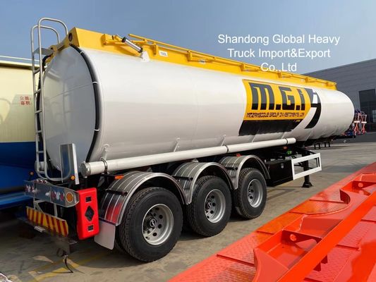3-5 Chambers 13T FUWA or BPW Axle 12R22.5 Tires Fuel Tanker Semi Trailer for Heavy Duty Oil Transport