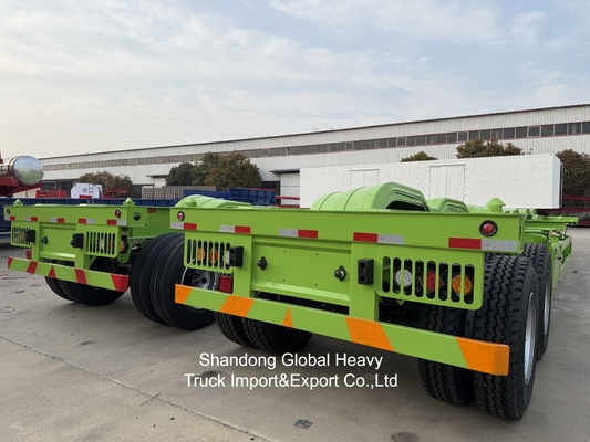 Heavy Duty Low Bed Semi Trailer with Q345B Steel and Jost 28ton Outrigger for 13,000mm Length Transport