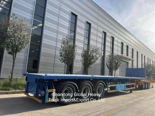 30 Ton 40FT 60 Tons Lowbed Semi Trailer Heavy Duty Lowboy Semi Trailer for Heavy Equipment Transport