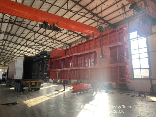 4 Axle Air Suspension Fence Semi-Trailer for Container Transport