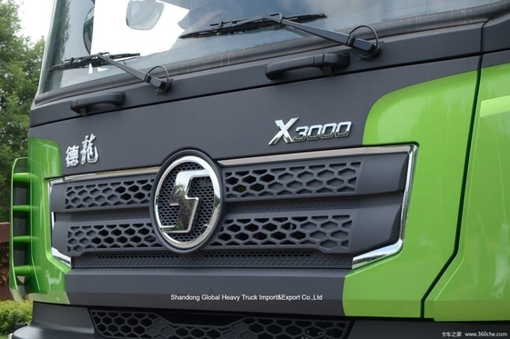 샤크맨 X3000 8X4 CNG 덤프 트럭 380hp LHD 새