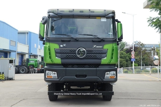샤크맨 X3000 8X4 CNG 덤프 트럭 380hp LHD 새