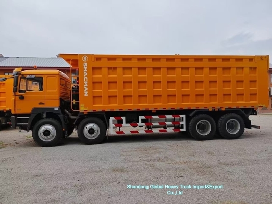 Shacman F3000 8x4 덤프 트럭, 400마력 디젤 엔진 및 전면 리프팅 스타일, 대형 건설용
