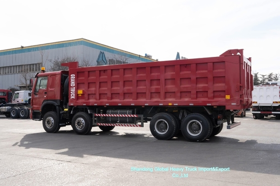 HOWO 덤프 트럭 팁 트럭 371HP 375HP 8X4 40t-60t 적재, 아프리카용 우수한 상태