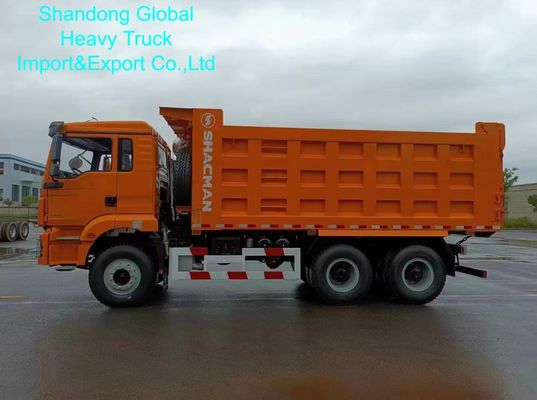 샤크맨 F3000 중형 덤프 트럭 25-40 톤의 유료 화물 400L 연료 탱크와 12단 수동 변속기