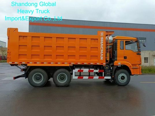 신형 Shacman F3000 대형 덤프 트럭, 30-50톤 적재량, Weichai 380마력 엔진 및 FAST 12단 기어박스