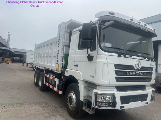 신형 Shacman F3000 30톤 적재량 덤프 트럭, 유로 2 배출 기준 및 HYVA 유압 시스템 장착