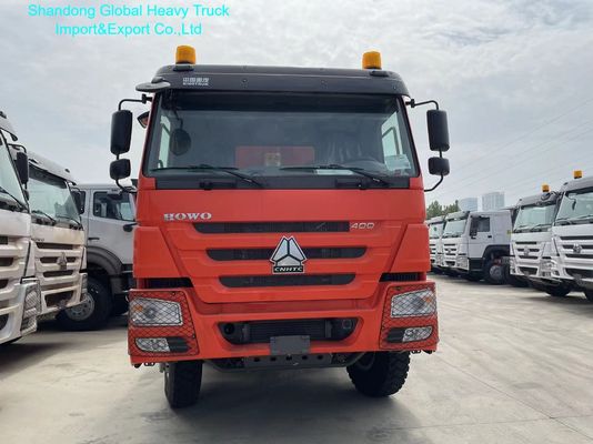 HOWO-7 8x4 중량 덤프 트럭 12.00R20 타이어 400L 연료 탱크와 8600 × 2300 × 1500 mm 화물 상자