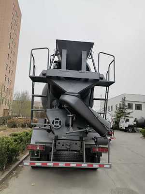 고효율 6X4 12입방 HOWO 시멘트 트럭 중고 콘크리트 믹서 트럭