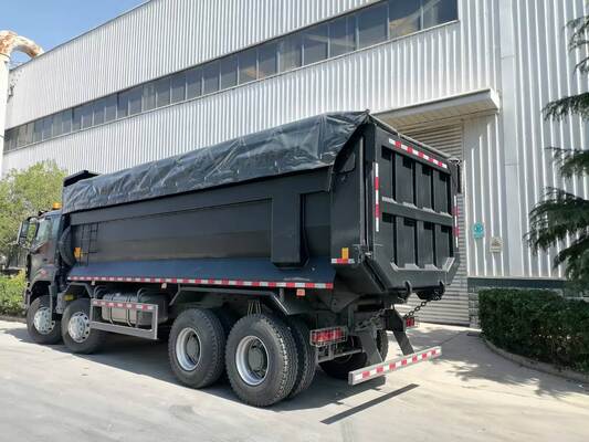 비용 효율적인 콘크리트 배달을 위해 371HP 엔진을 가진 10 큐브 미터 리모델링 HOWO 콘크리트 믹서 트럭