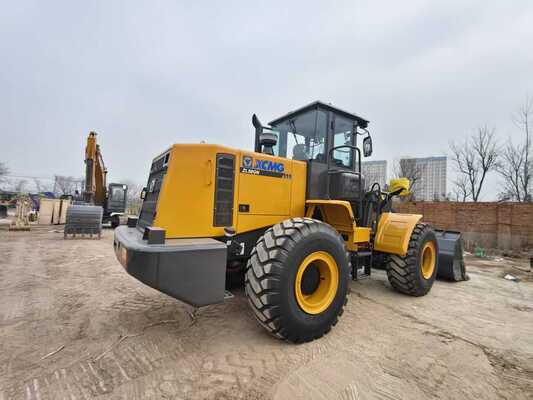 XCMG ZL50GN 5톤 등급 부하 휠 로더, 162kW 등급 전력 및 건설용 먼지 내성 레이아웃