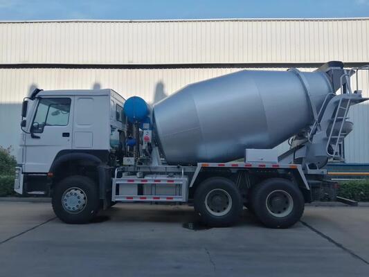 Sinotruck HOWO Nx Tx 6X4 유로2 340마력 371마력 8m3 10m3 25톤 자가 적재 시멘트/콘크리트 믹서 트럭