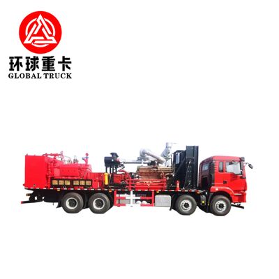 고압 플런저 펌프 및 8x6 구동 구성의 2800HP 유전 파쇄 유닛 트럭 (석유 시추용)