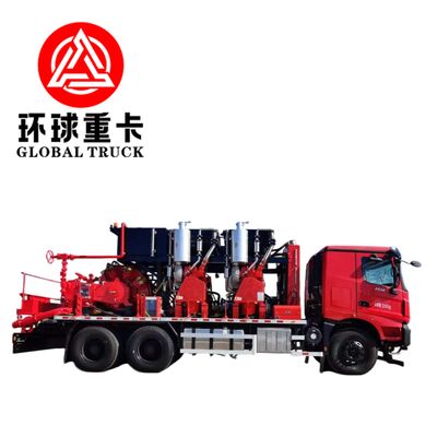 비전통 석유 및 가스 추출용 2500마력, 15,000psi 압력의 XYLC2500 8x6 유정 파쇄 트럭
