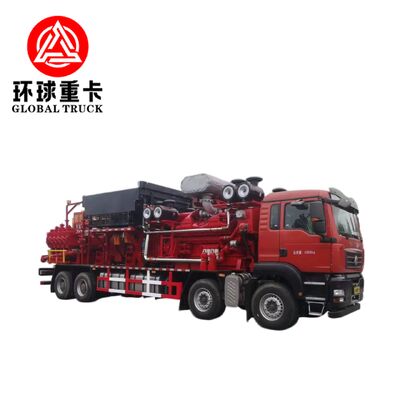 비전통 석유 및 가스 추출용 2500마력, 15,000psi 압력의 XYLC2500 8x6 유정 파쇄 트럭